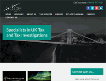 Tablet Screenshot of edge-tax.com